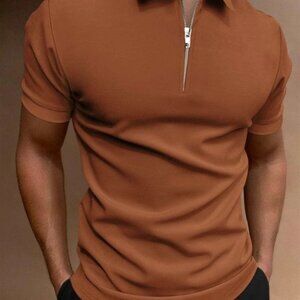 Brown Mens Polo Shirt